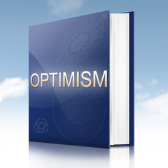 Optimism book concept.