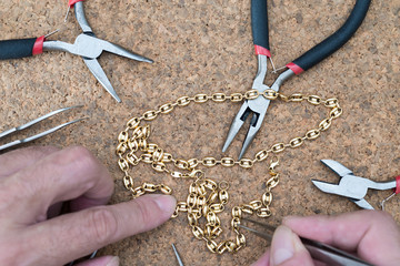 Obraz premium Reparation and restoration of jewelry