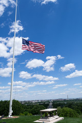 DC from the top of the Arlington Cemetery