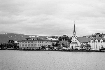 By the water in Reykjavik
