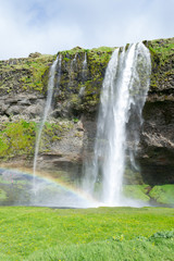 Obraz premium One of the hundreds of wter falls in Iceland
