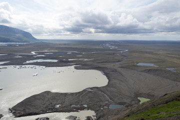 Skaftafellsjokull glacie one of the most impresive of Iceland