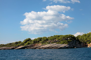Naklejka premium Alonissos coast,Greece