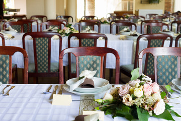 wedding table set