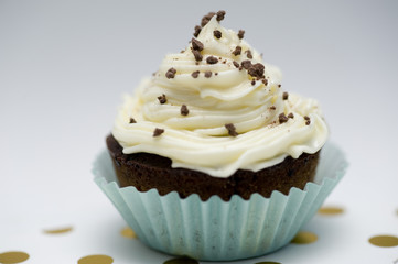 Obraz na płótnie Canvas Chocolate and Vanilla cupcakes