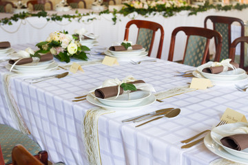 wedding table set