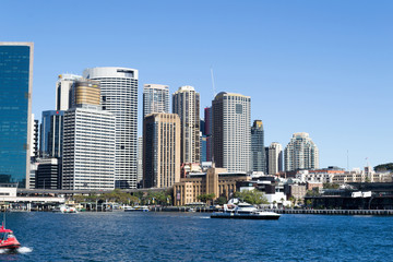 Fototapeta na wymiar Sydneys financial district