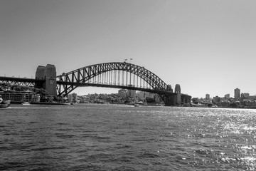 Iconic Sydney Harbour bridge