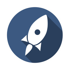 Obraz premium Long Shadow Rakete IoT