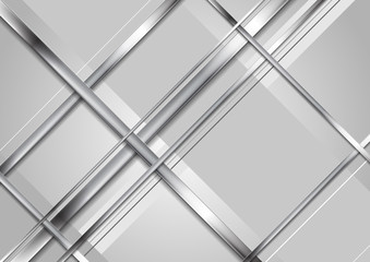 Grey abstract technology metallic background