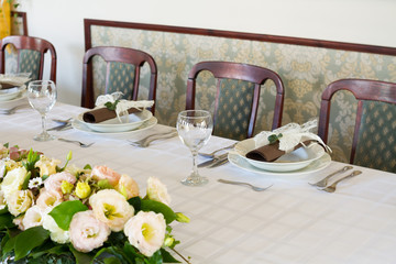wedding table set