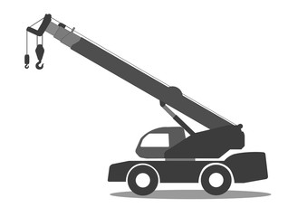Mobile crane Icon  vector