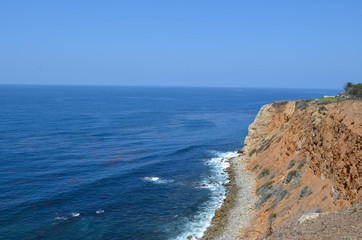 Fototapeta na wymiar Beautiful Pacific Ocean off San Pedro California
