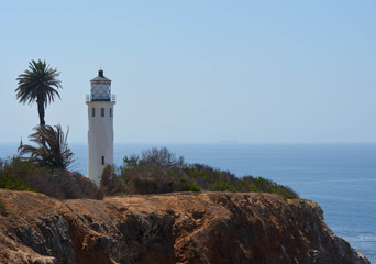 Fototapeta na wymiar Lighthouse at San Pedro California.