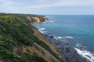Lighthouse at Cape Otway by the Great Ocean Road