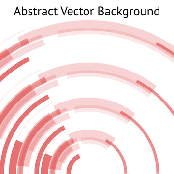 red abstract arch