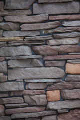Stone walls background.