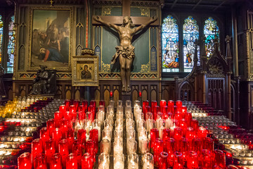 Notre Dame basilica, Montreal, Quebec, Canada