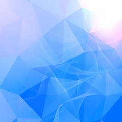 Abstract Geometrical Background from triangles. Vector Illustration