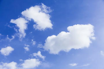 Obraz na płótnie Canvas Blue sky with clouds.