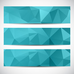 Abstract geometric background with triangles. Vector illustration