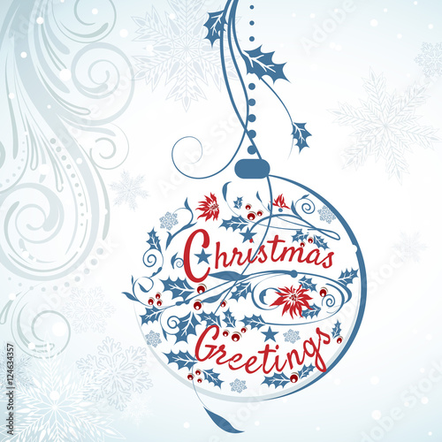 &quot;Beautiful christmas card.&quot; Stock image and royalty-free vector files