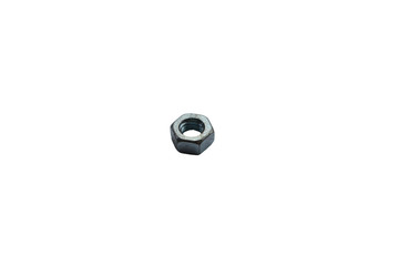 hex nut for fixing the house on a white background