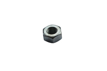 hex nut for fixing the house on a white background