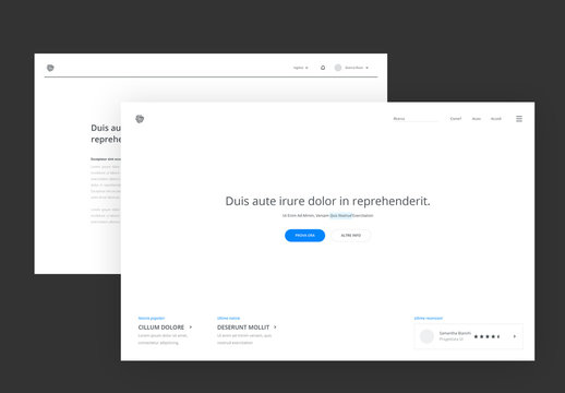 Kit wireframe moderno