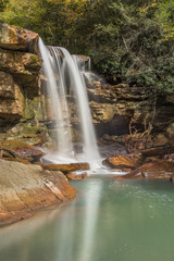 Plunging Douglas Falls - West Virginia's North Fork of the Blackwater River