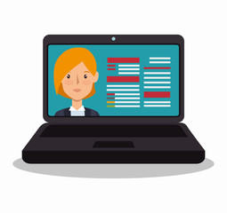 cv recruitment online icon vector illustration design