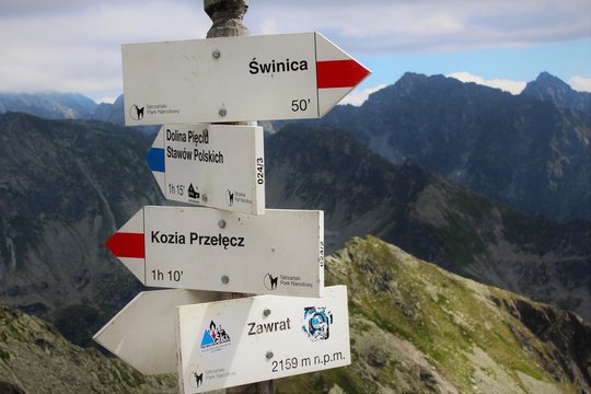 Fototapeta Tatry - Zawrat