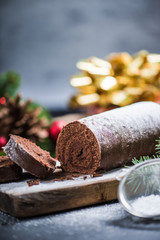 Traditional Christmas festive cake