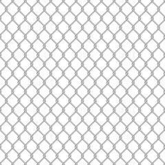 Seamless chain link fence.