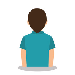 Fototapeta premium young man avatar isolated icon vector illustration design