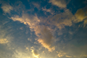 Obraz premium clouds at sunset