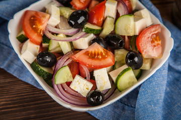 Delicious greek salad