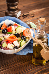 Delicious greek salad