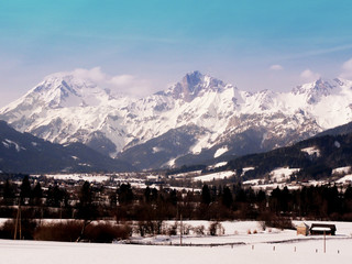 Berge um Admont, Steiermark mit Ges&auml;use
