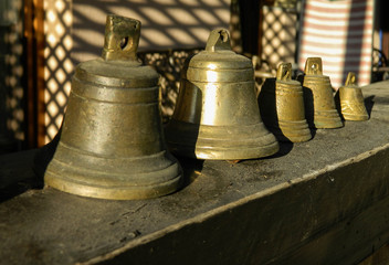 Copper bells in the sun