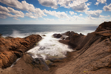 Summer daily seascape in Rezovo village, Bulgaria