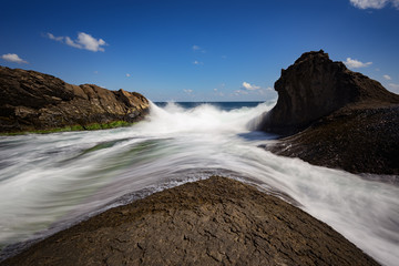 Summer daily seascape in Rezovo village, Bulgaria