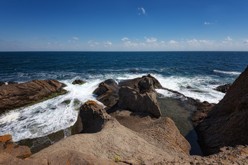 Summer daily seascape in Rezovo village, Bulgaria 