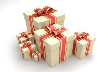 Obraz premium collection of presents