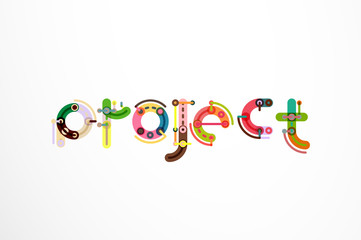 Project word letter banner