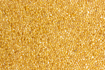 Yellow mustard seeds texture or background
