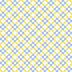 Fototapeta premium Abstract flat geometric pattern seamless