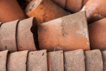 Old Terracotta Pots