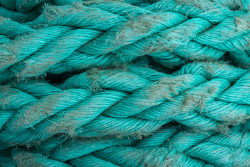 ship ropes sack as black and white color