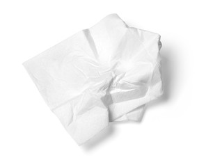 Paper napkin isolated